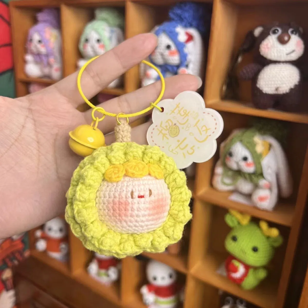 Atacado Tiny Crochet Toy 100% artesanal Mini Amigurumi Baby Crochet Brinquedos
