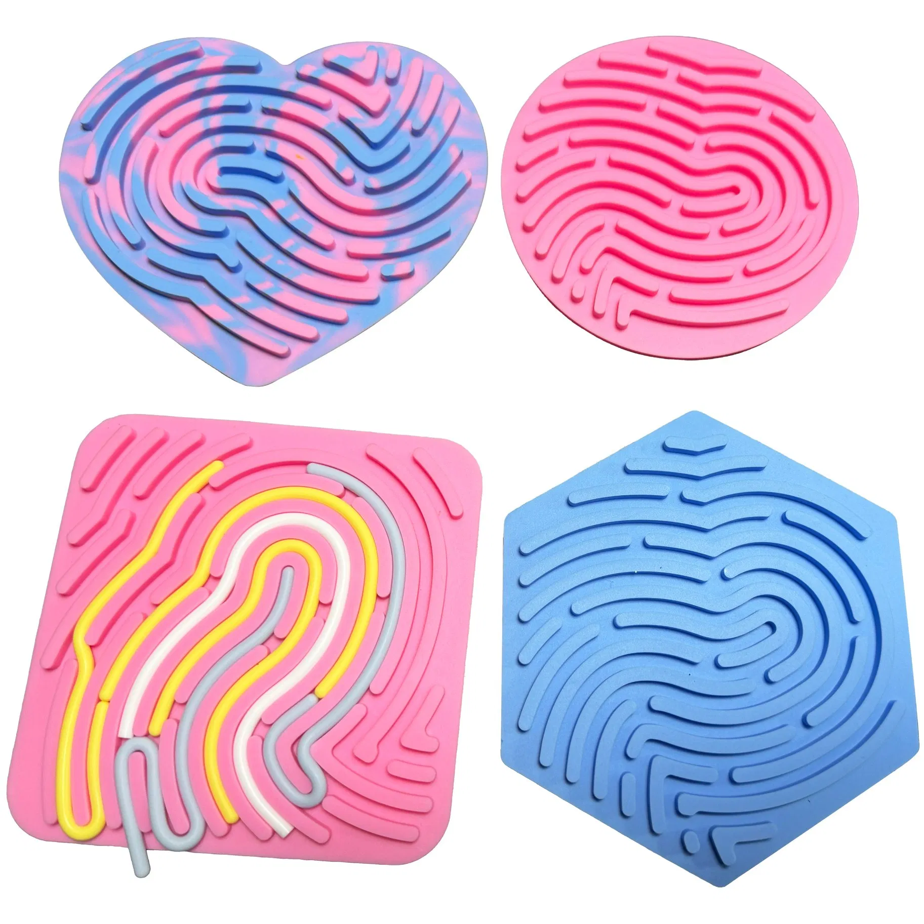 Brinquedo de quebra-cabeça sensorial educativo de silicone OEM e ODM de fábrica