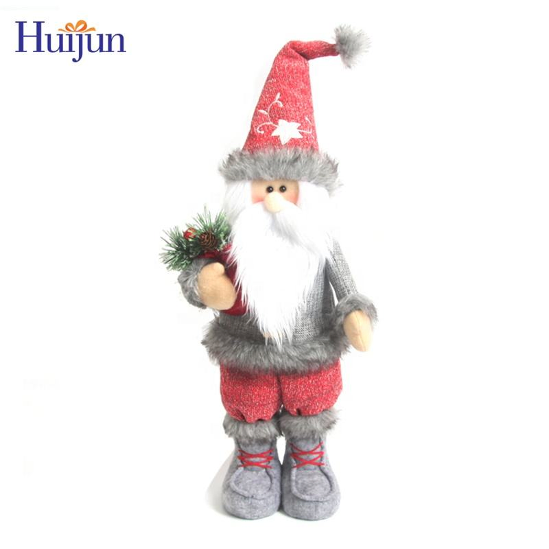 Nova Chegada Alta Qualidade Grande Boneco de Papai Noel, Boneco de Neve e Rena Brinquedos de Pelúcia Ornamentais de Natal