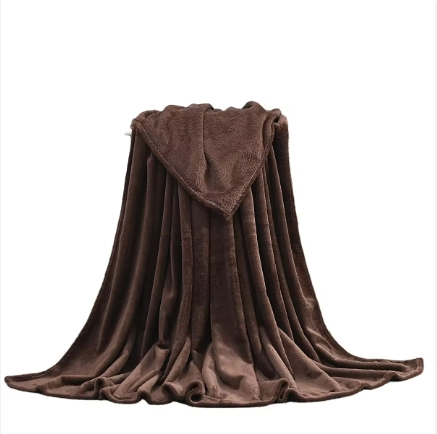Venda por atacado Cobertor de Flanela Xadrez Grosso para Casa Macio de Poliéster Dupla Face Luxuoso Plush Simples Cobertor de Tricô Sherpa