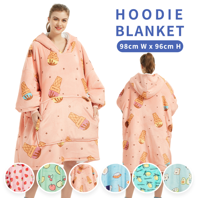 Moletom com capuz oversized de pelúcia Sherpa quente e personalizável em poliéster
