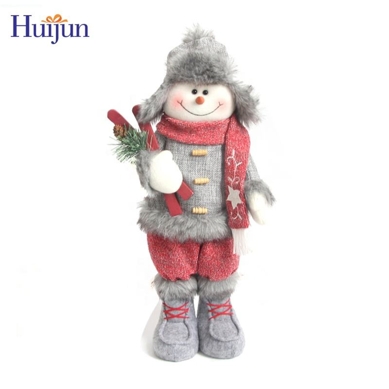 Nova Chegada Alta Qualidade Grande Boneco de Papai Noel, Boneco de Neve e Rena Brinquedos de Pelúcia Ornamentais de Natal
