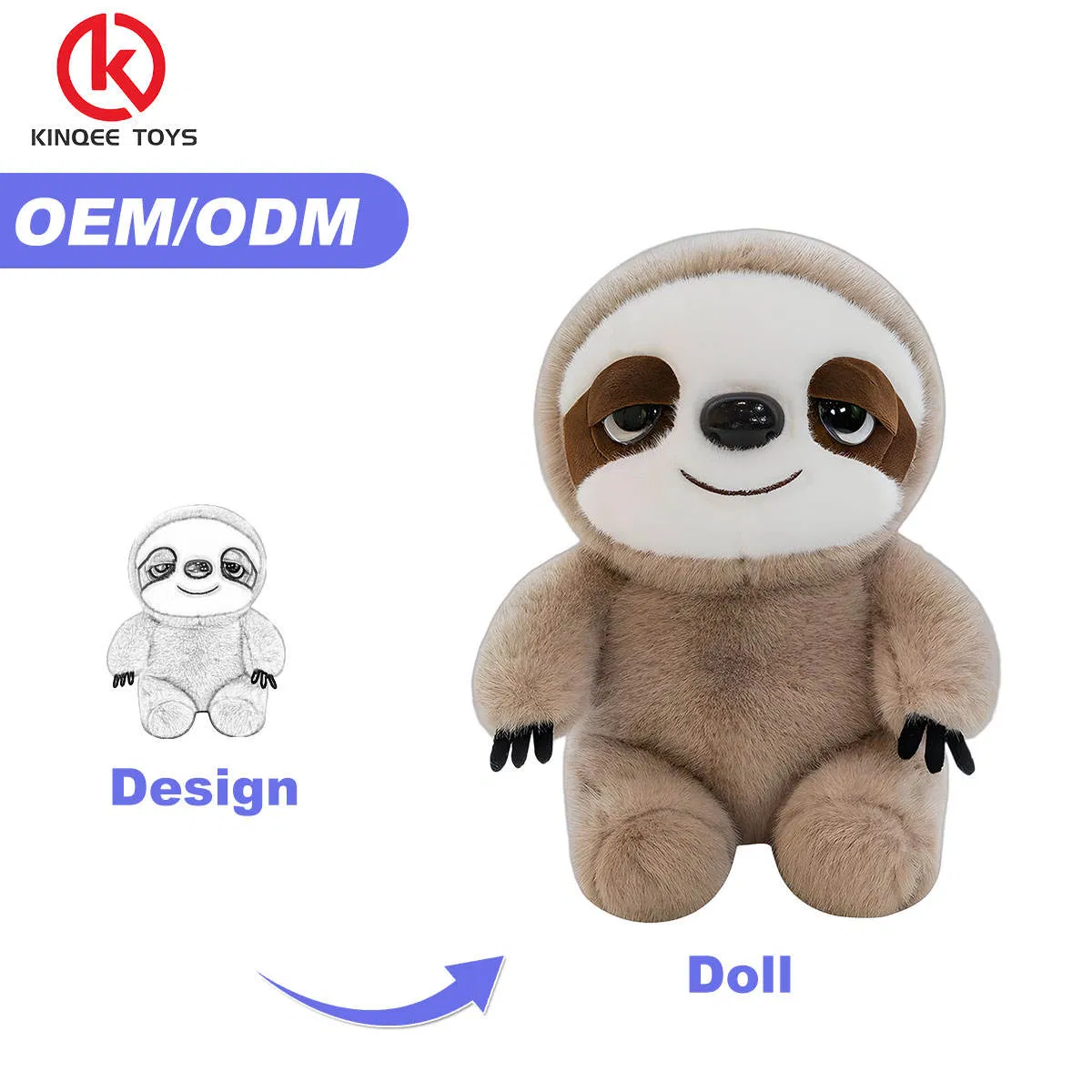 Travesseiro de Pelúcia de Sloth Pesado para Ansiedade e Alívio do Estresse, Brinquedos de Sloth de Pelúcia Pesados e Fofos