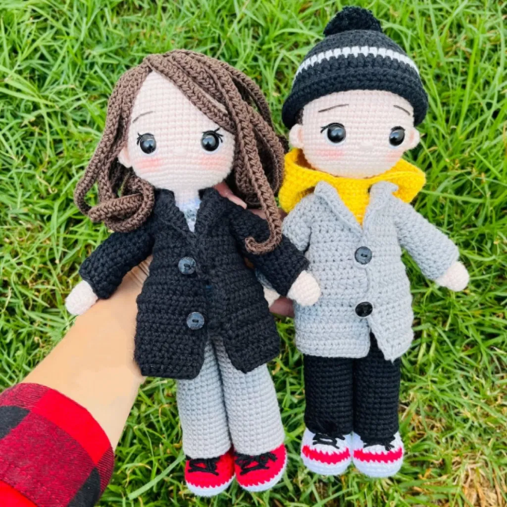 Cabelo Cacheado Amigurumi