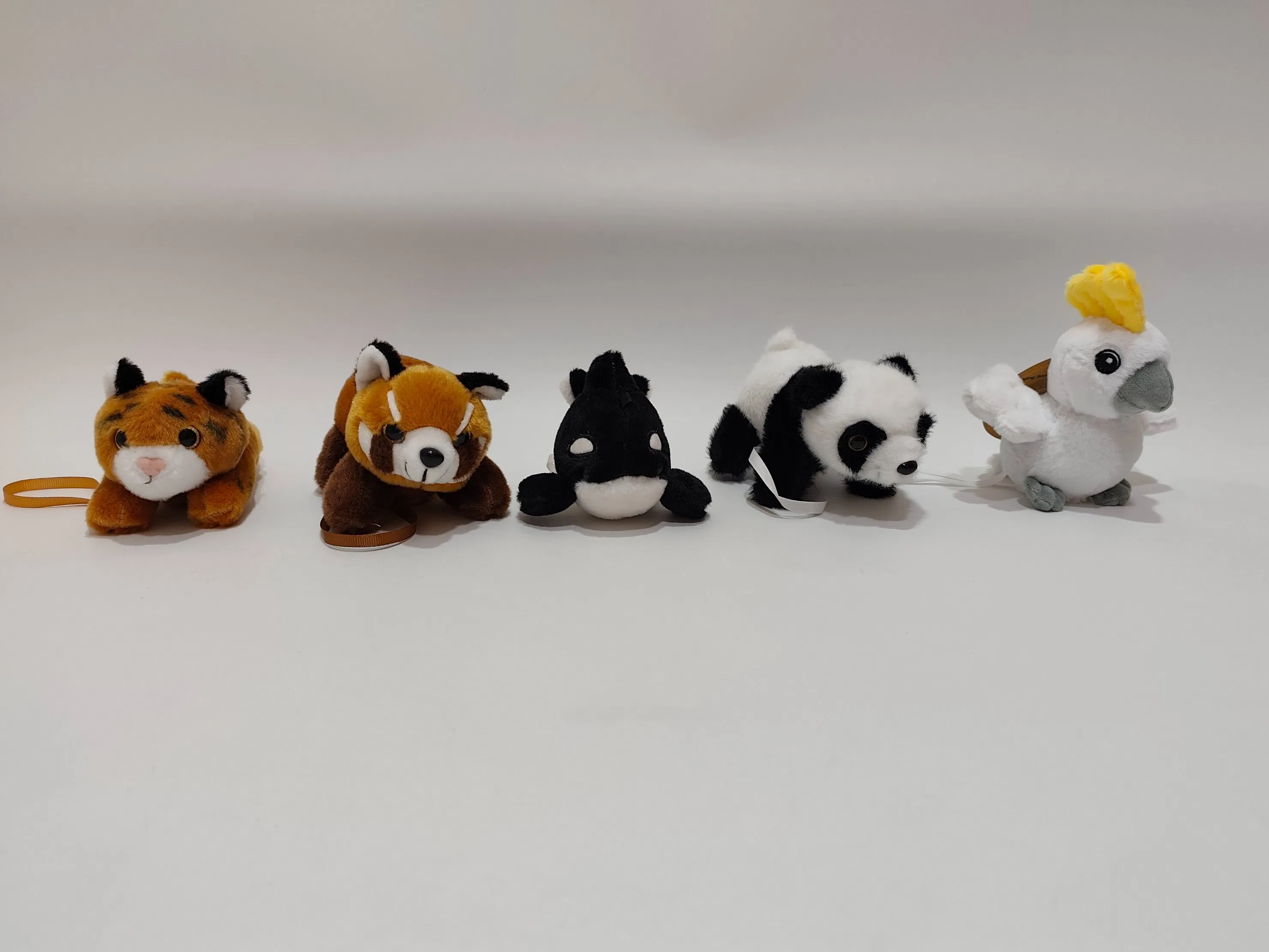 Conjunto de Animais de Pelúcia com Ombro Magnético 5 Coleção Fofa e Interativa
