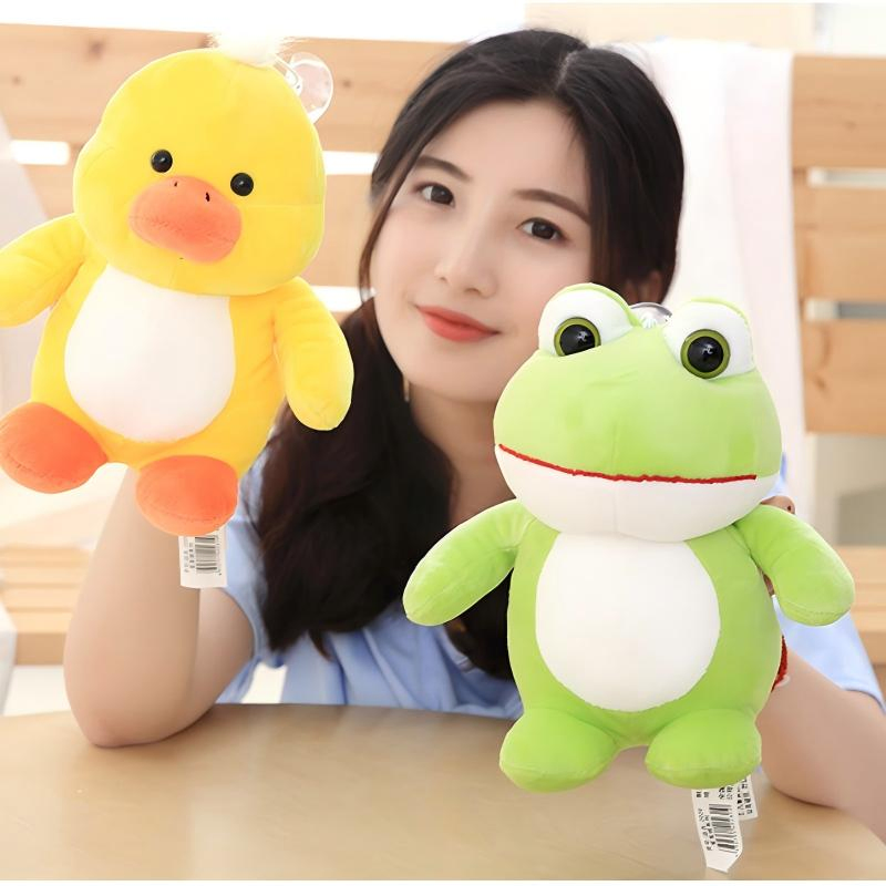 Brinquedos por Atacado Sapo Fofo Pelúcia Pesada Bicho de Pelúcia para Bebê