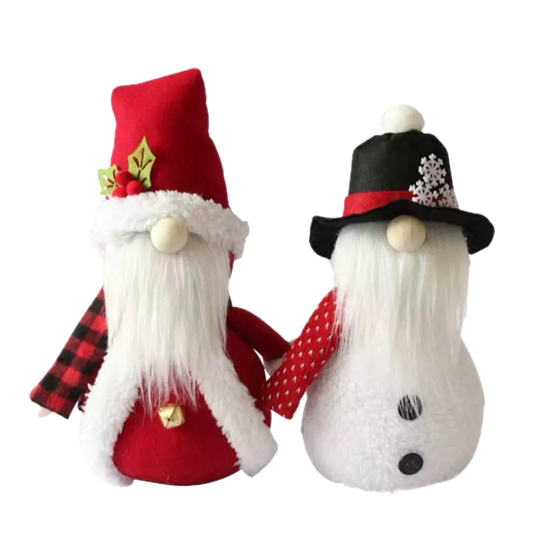 Decorações de Ornamento em Malha Garantidas de Qualidade Figuras Brinquedos para Crianças Bonecos de Neve de Natal