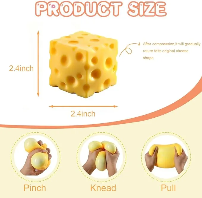 Brinquedo Sensorial de Comida Macio