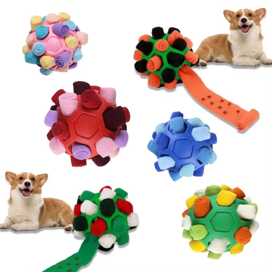 Brinquedo de Cão de Luxo em Pelúcia para Diversão Interativa de Cheirar e Brincar