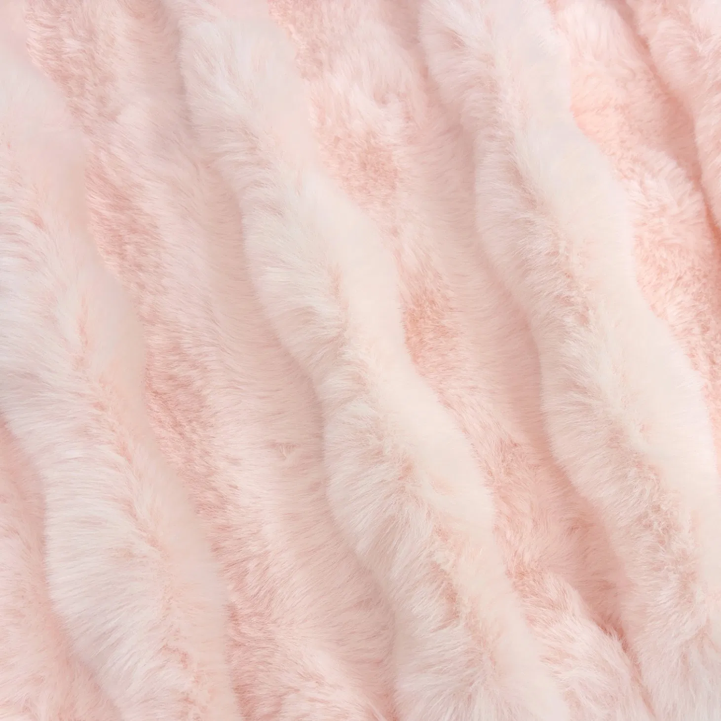 Cobertor de Pelúcia Rosa Luxuoso e Confortável, Essencial para Sonecas, Elegante em Pelo de Coelho Sintético