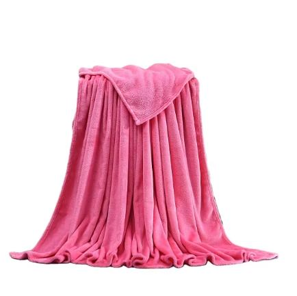 Venda por atacado Cobertor de Flanela Xadrez Grosso para Casa Macio de Poliéster Dupla Face Luxuoso Plush Simples Cobertor de Tricô Sherpa