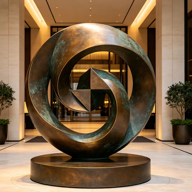 Escultura Arte em Pé