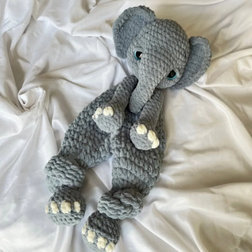 Cobertor de Crochê Feito à Mão, Animal Amigurumi, Aconchego para Bebê, Presente para Chá de Bebê, Personalizado