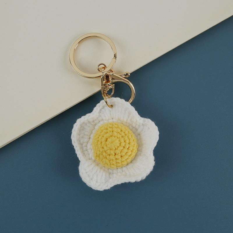 Brinquedos de Animais de Crochê Amigurumi Tricotados à Mão, Chaveiro Fofo, Pingente de Bolsa, Charms Woven Sleutelhanger