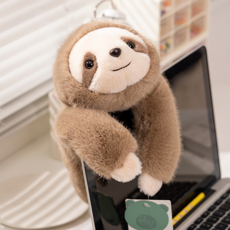 Preço de Atacado Pelúcia Personalizada Design Sob Medida Boneco Super Macio Brinquedos para Crianças Preguiçoso Pelúcia Fluffy Guaxinim Urso Koala Girafa Animal de Pelúcia Pesado Fábrica