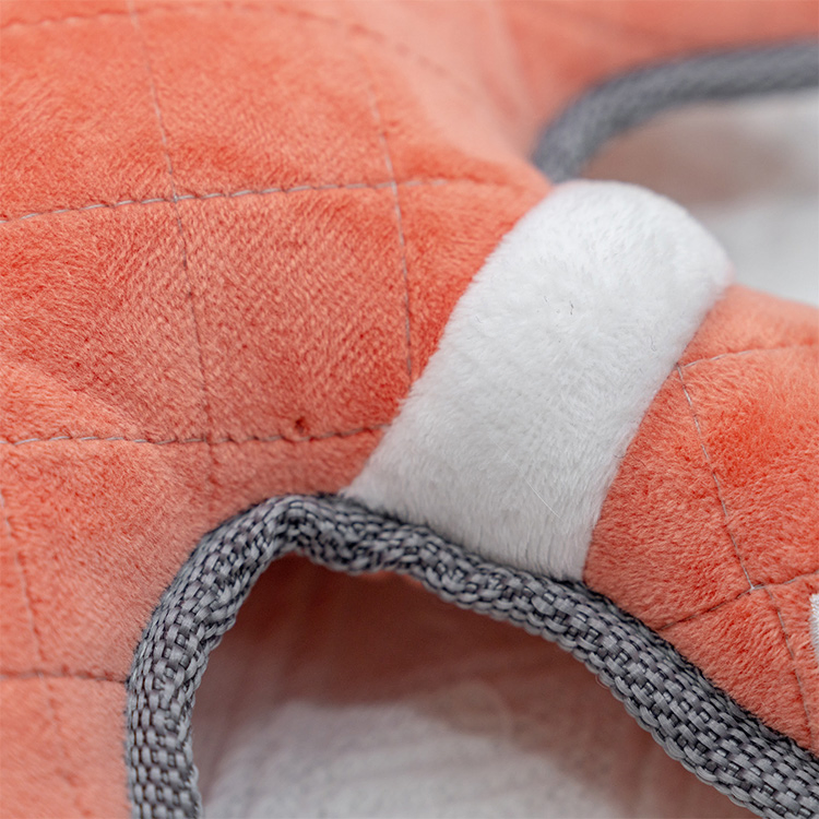 Moda Pet Rena e Brinquedo de Pelúcia Interativo Durável em Forma de Animal com Squeaker