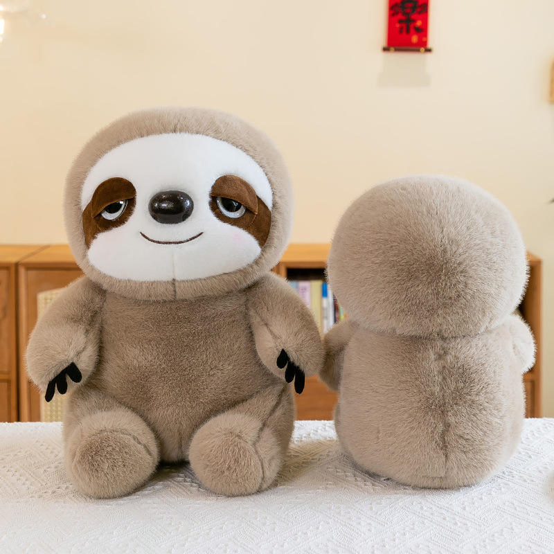 Travesseiro de Pelúcia de Sloth Pesado para Ansiedade e Alívio do Estresse, Brinquedos de Sloth de Pelúcia Pesados e Fofos