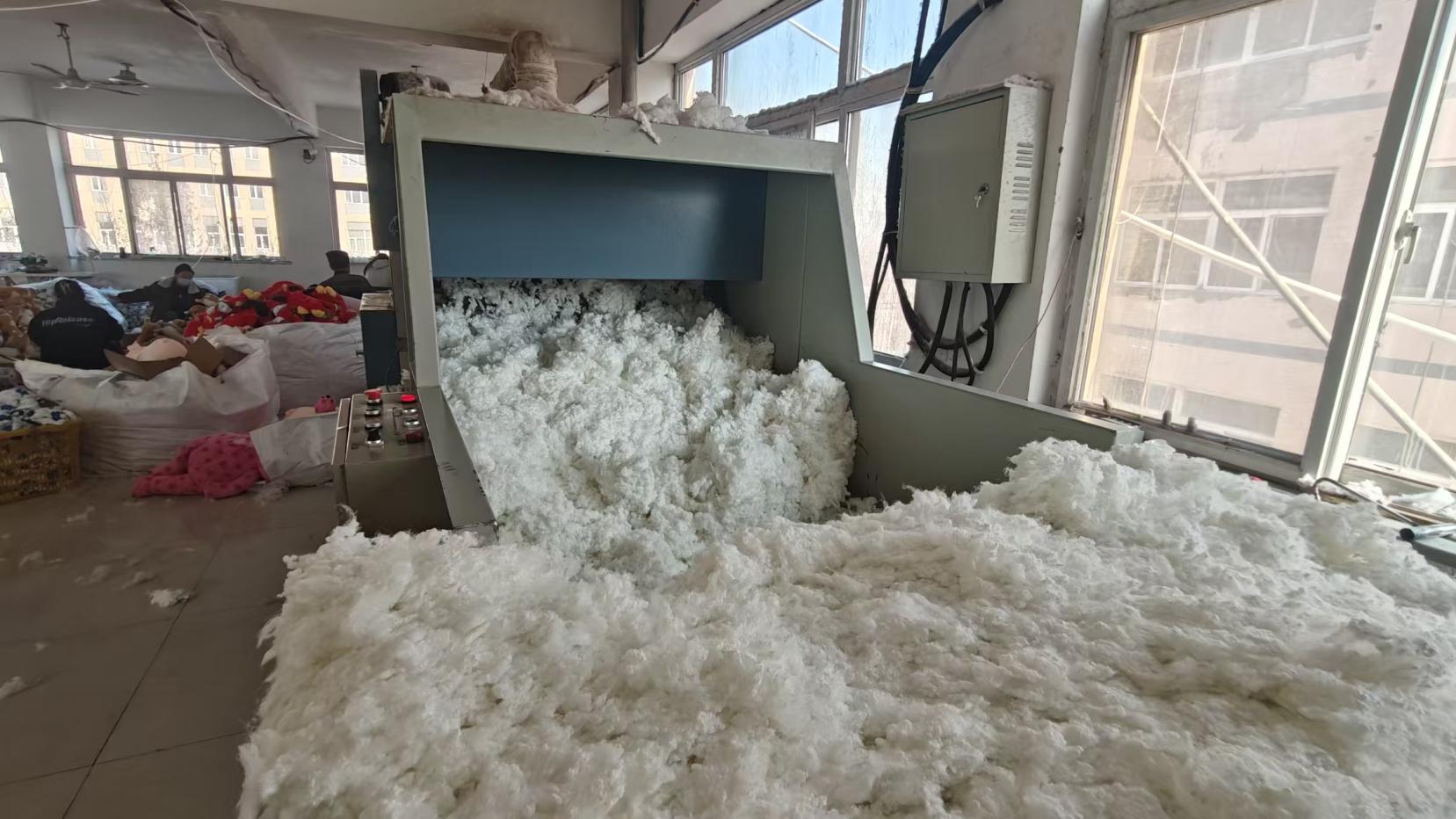 Máquina de abertura de algodão para brinquedos de pelúcia - BoxJoy cotton opening machine