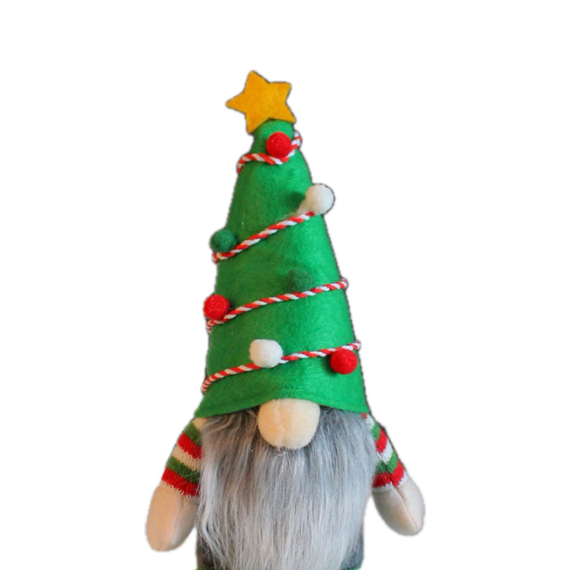 Nova Chegada Decoração de Mesa Homem Anão de Malha para Árvore de Natal Bonecos Sem Rosto