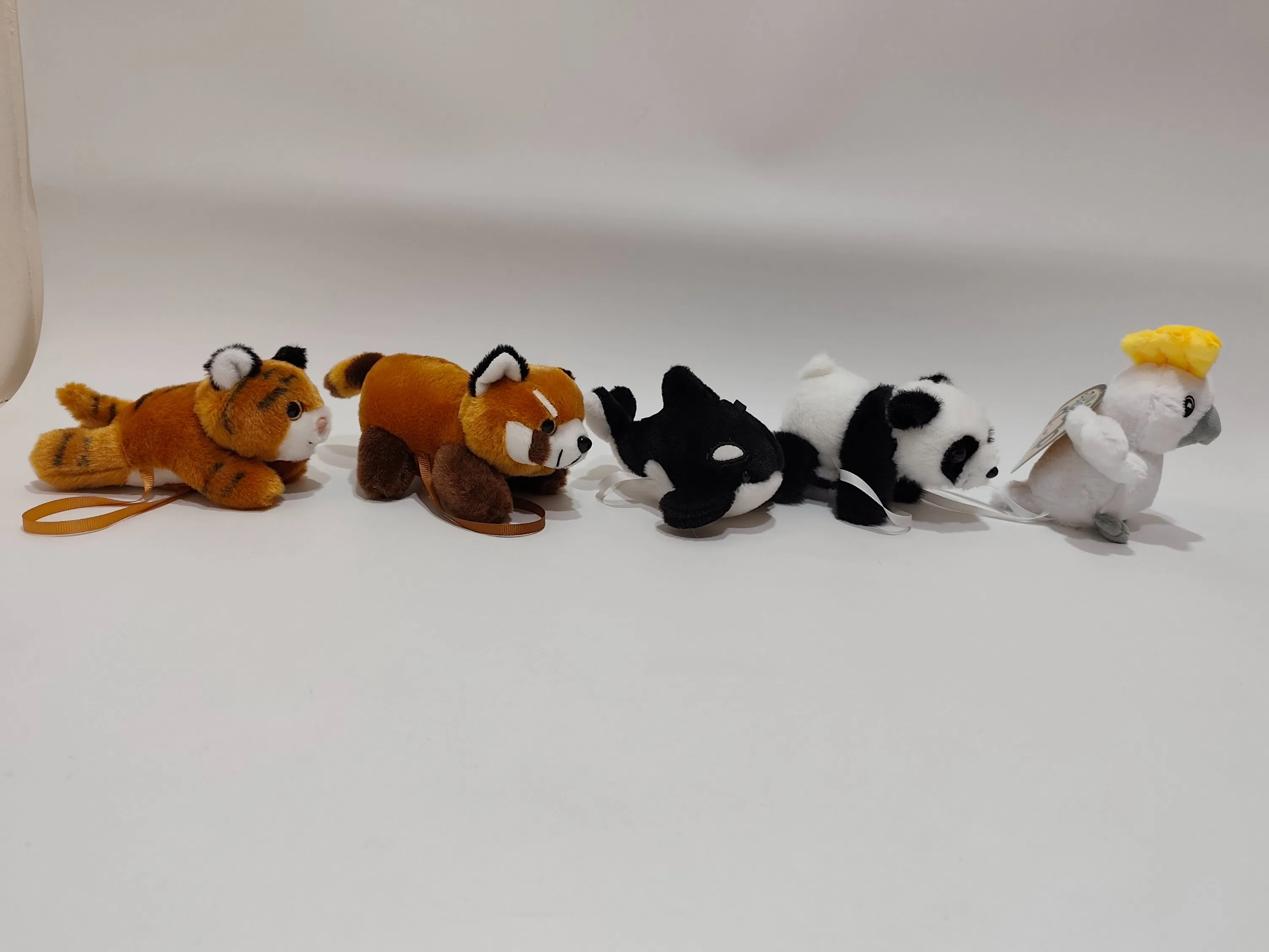 Conjunto de Animais de Pelúcia com Ombro Magnético 5 Coleção Fofa e Interativa