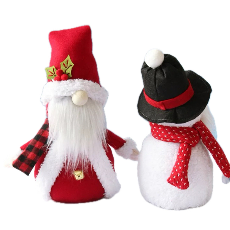 Decorações de Ornamento em Malha Garantidas de Qualidade Figuras Brinquedos para Crianças Bonecos de Neve de Natal