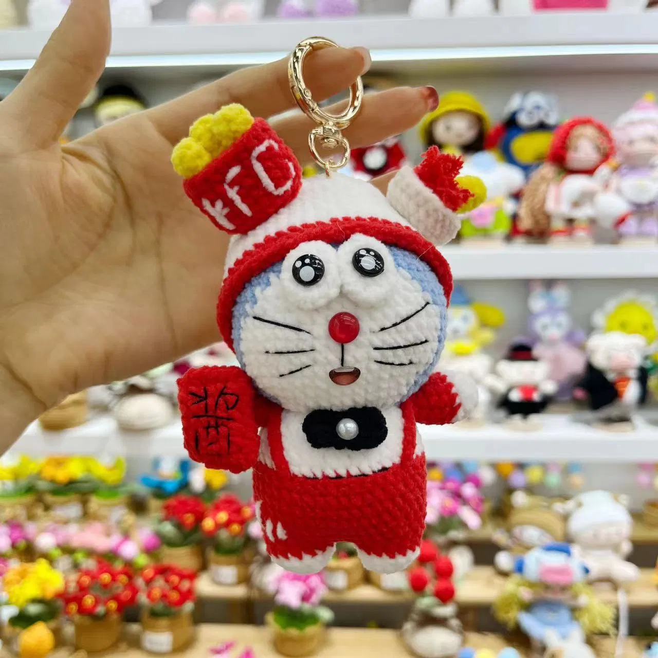 Atacado de Bebês Crochê de Desenhos Animados Animais Garfield Amigurumi 100% Brinquedos de Coelho de Crochê com Fio de Algodão