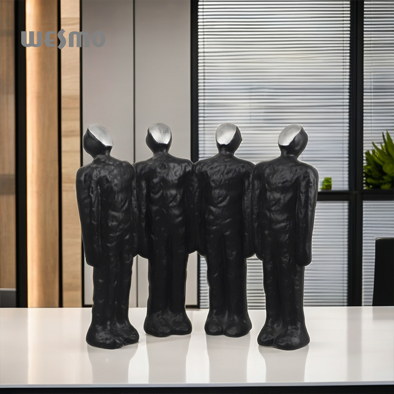 Escultura de Decoração Suave em Resina Moderna para Casa, Figura de Escultura em Poliresina Moderna à Venda