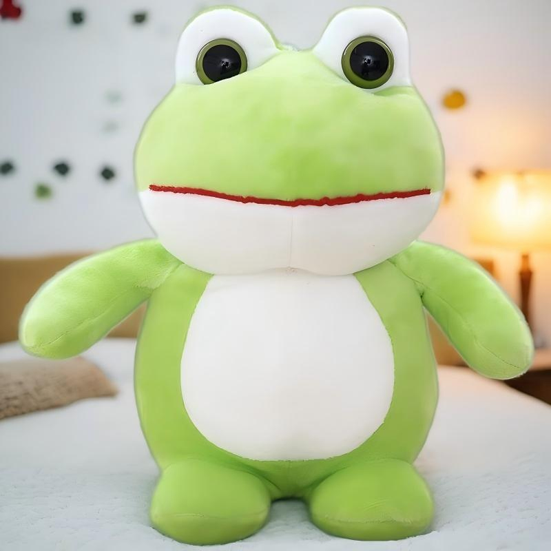 Brinquedos por Atacado Sapo Fofo Pelúcia Pesada Bicho de Pelúcia para Bebê