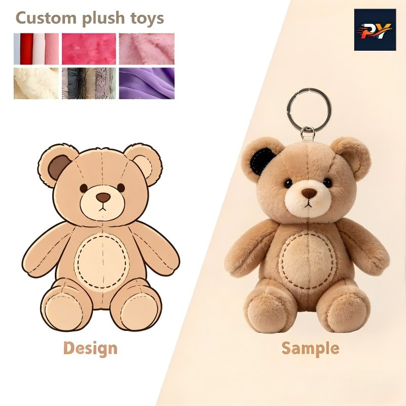 Brinquedos de pelúcia super macios de algodão orgânico de alta qualidade, gato de desenho animado morango, presentes para chá de bebê, animal de pelúcia personalizado, alívio do estresse