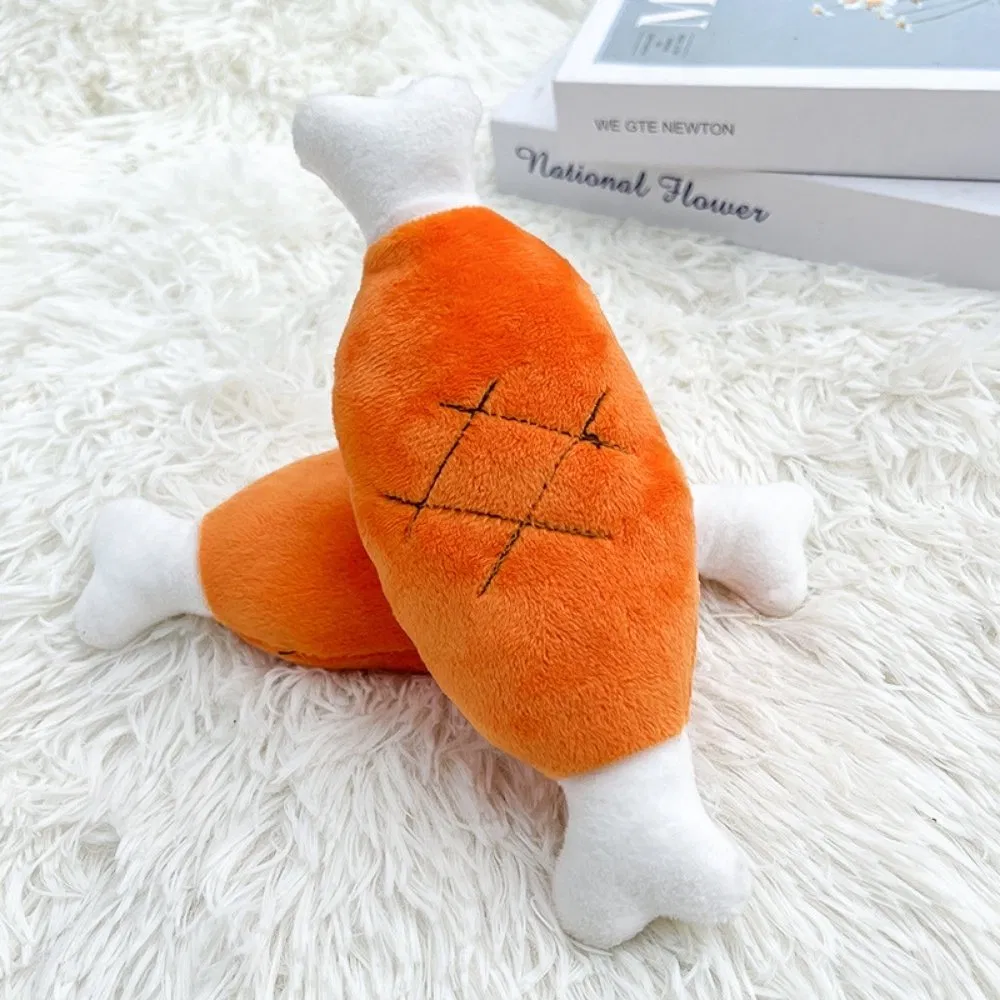Suprimentos para Animais de Estimação Macio Cachorrinho Fofo Brinquedo de Cenoura de Pelúcia com Squeaker Ez31472