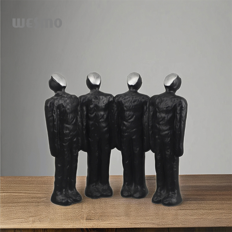 Escultura de Decoração Suave em Resina Moderna para Casa, Figura de Escultura em Poliresina Moderna à Venda