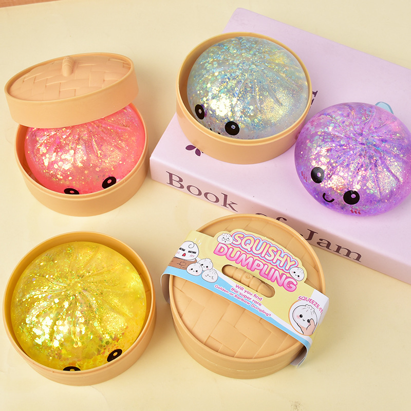 Bolas de Estresse Coloridas em Forma de Bolinho, Massa Macia para Squeeze e Descompressão, Brinquedo Sensorial Fidget