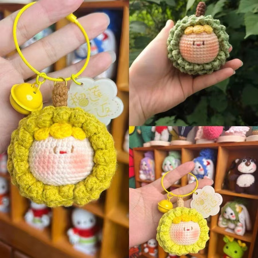 Atacado Tiny Crochet Toy 100% artesanal Mini Amigurumi Baby Crochet Brinquedos