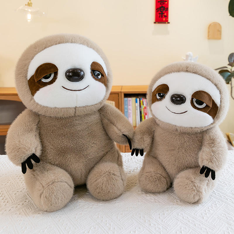 Travesseiro de Pelúcia de Sloth Pesado para Ansiedade e Alívio do Estresse, Brinquedos de Sloth de Pelúcia Pesados e Fofos