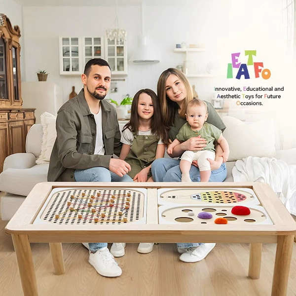 Capa de Mesa Sensorial para Crianças Conjunto de Brinquedos para Brincar