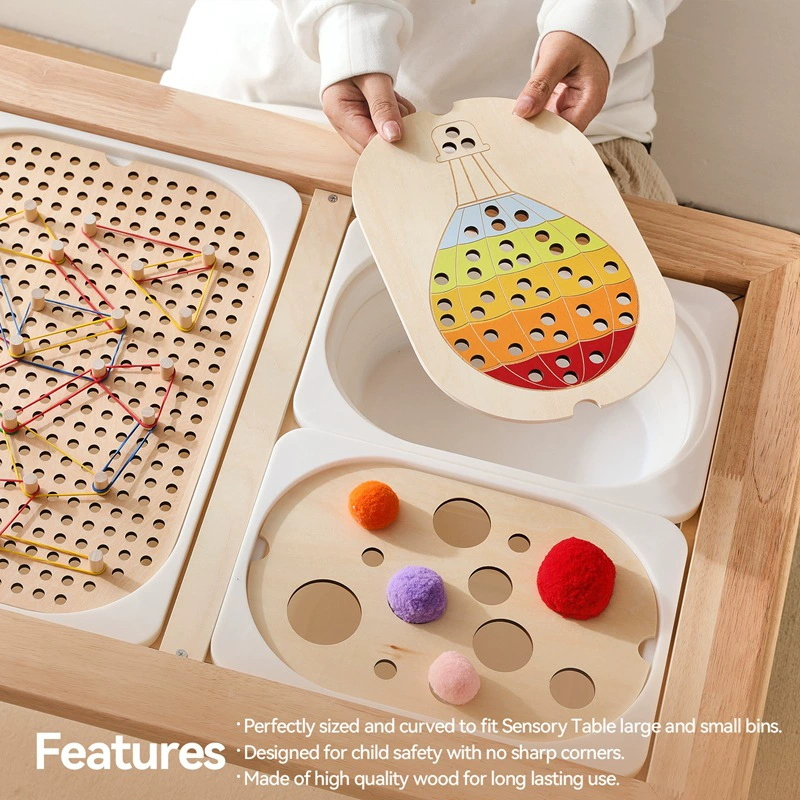 Capa de Mesa Sensorial para Crianças Conjunto de Brinquedos para Brincar