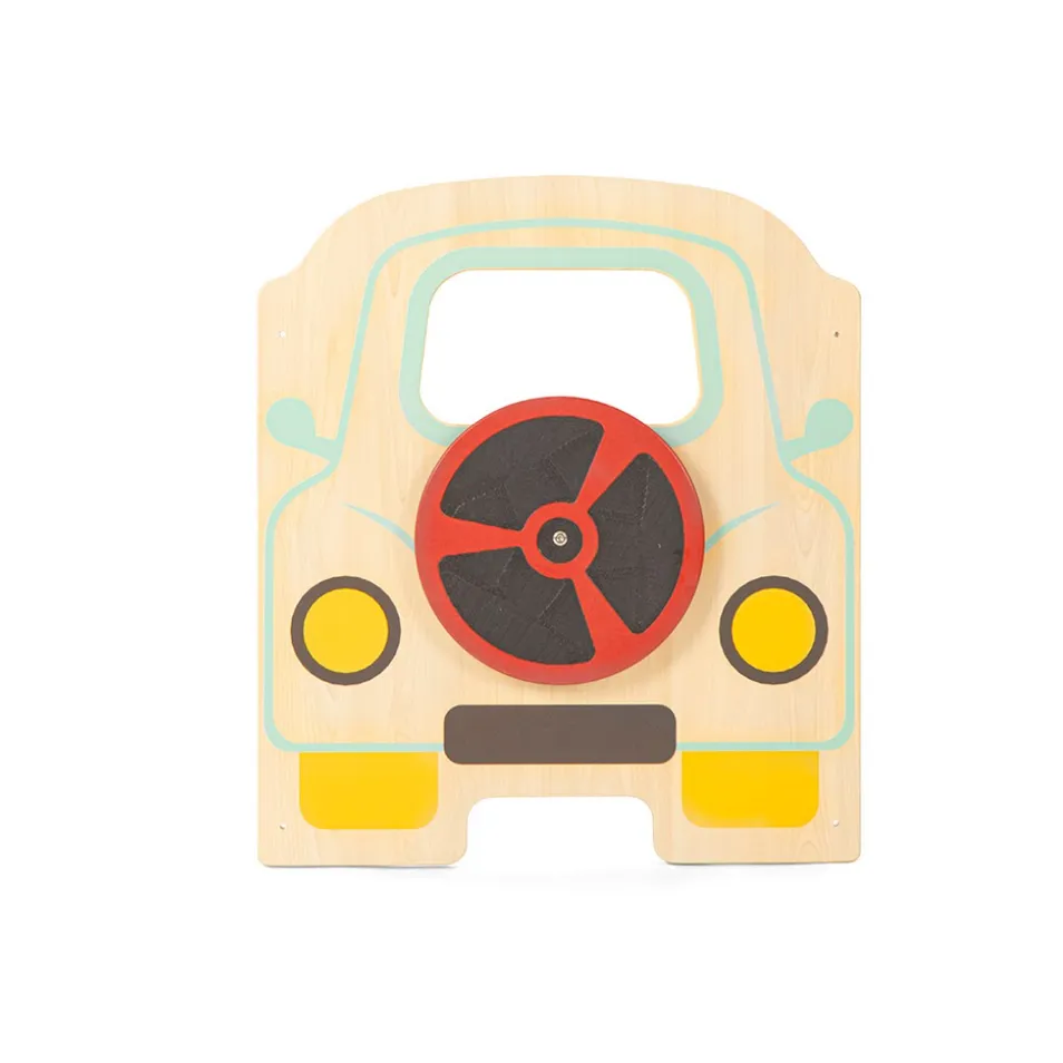 لوحة لعبة عجلة قيادة خشبية للأطفال لتطوير الإدراك في القيادة أثاث لمرحلة ما قبل المدرسة