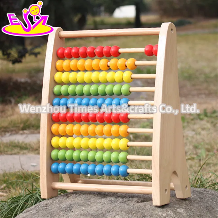 تصميم جديد لعبة عد الأطفال التعليمية من الخشب W12A029