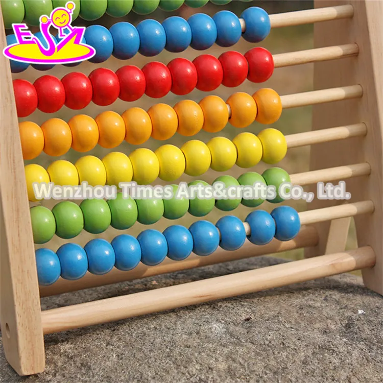 تصميم جديد لعبة عد الأطفال التعليمية من الخشب W12A029