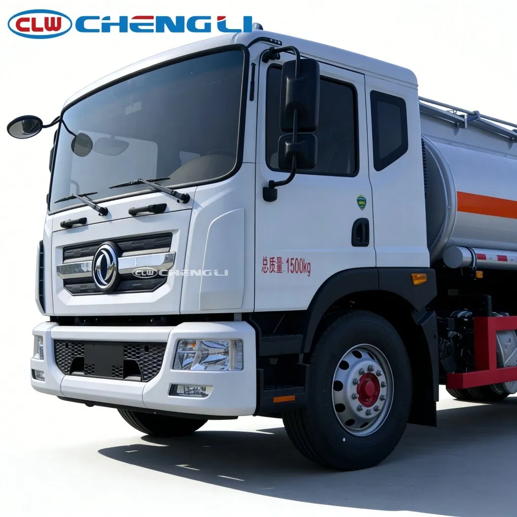 Fast Assembly Fuel Bowser Truck Dongfeng Dolica D9 12.75 Cbm 10t Tank with Refueling Pump
