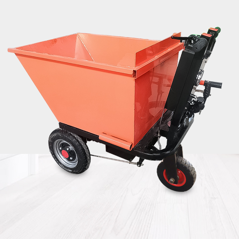 48V 800W Mini Hand Push Agricultural Tricycle Transporter Dump Project Electric Ash Truck Supply Dump Truck