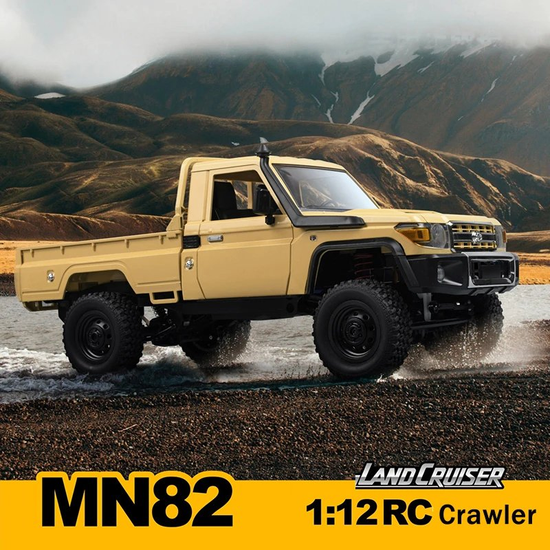 Aijh Mn82 High-Speed RC Car 8km/H 4WD All Terrain off-Road Car Full 1: 12 Remote Control Truck Toys