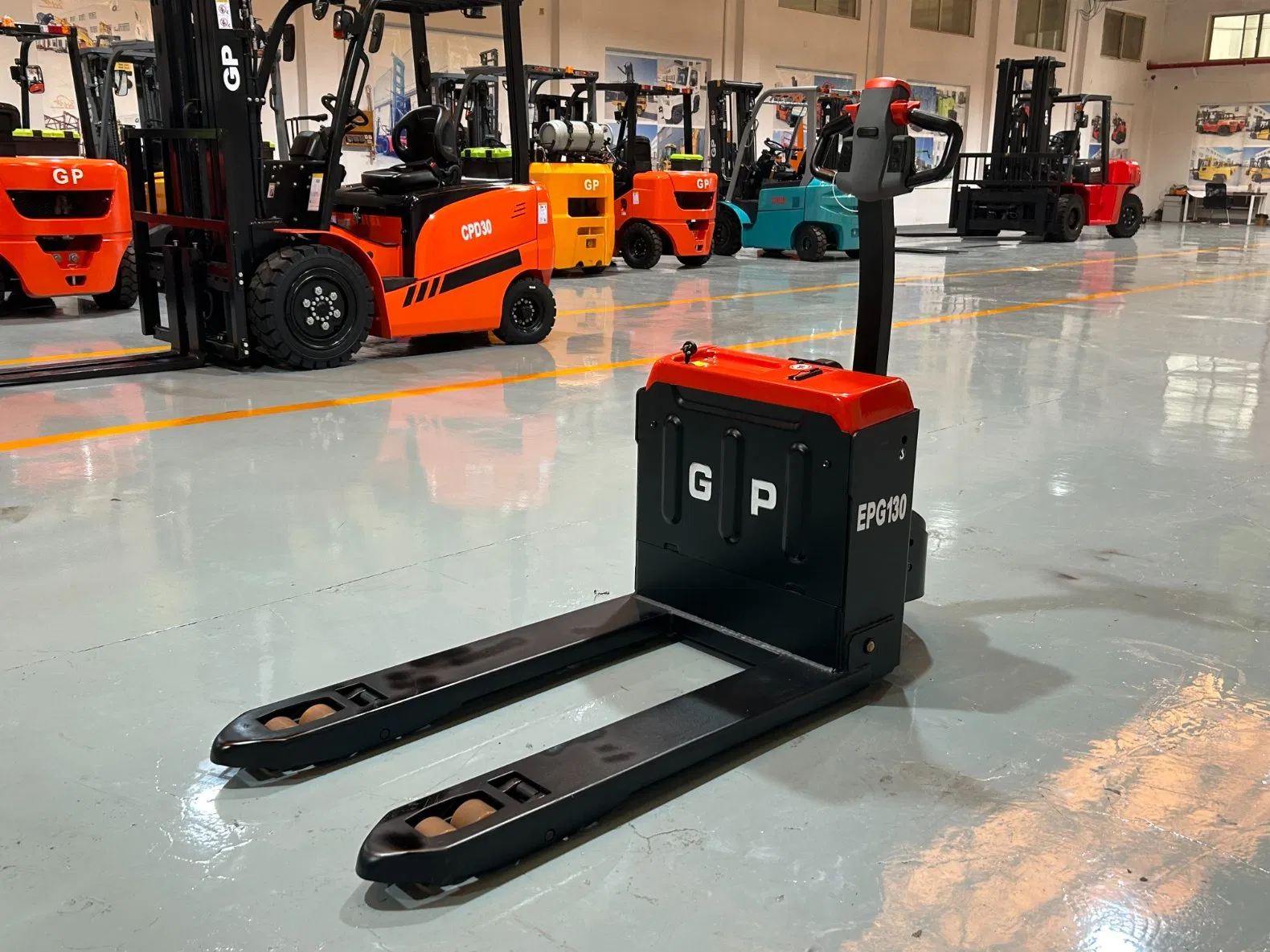Fashion and Electric Walking Type 3t Electric Pallet Truck with Good Price Indoor