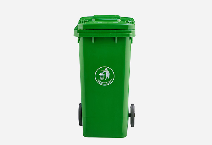 Two Wheels Mobile Garbage Container Trash Bin Green Dustbin 120L 240L