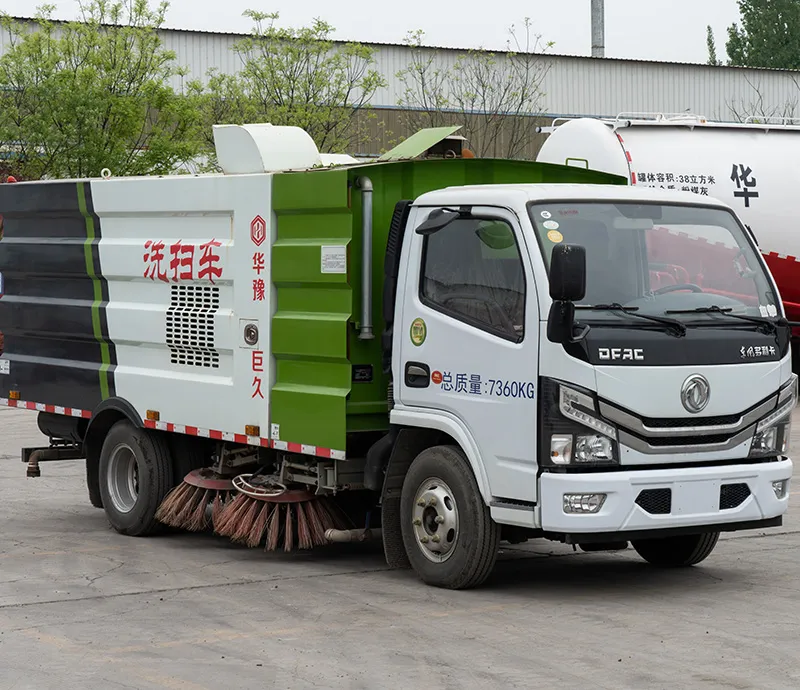 Road Sweeper Front View
