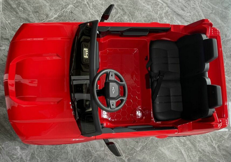 24V Battery Powered Licensed Chevrolet Silverado Kids Ride on Toy Truck Car Electric Vehicle