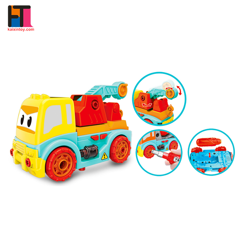 DIY Take Apart Toy Truck Boys Stem Toy Plastic RC Kid Toy Truck