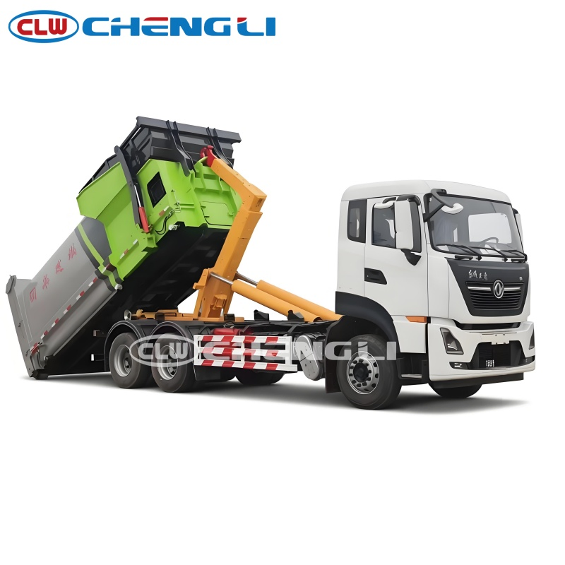 Factory Price 31tons 8X4 Detachable Container Hook Lift Truck with 18-22cbm Upper Assembly Roll-off