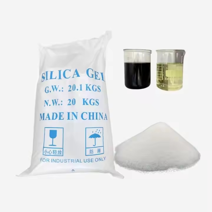 Smell Remove Clean Used Waste Diesel Oil Bleaching Decoloring Silica Gel Catalyst Decoloring Silica Sand