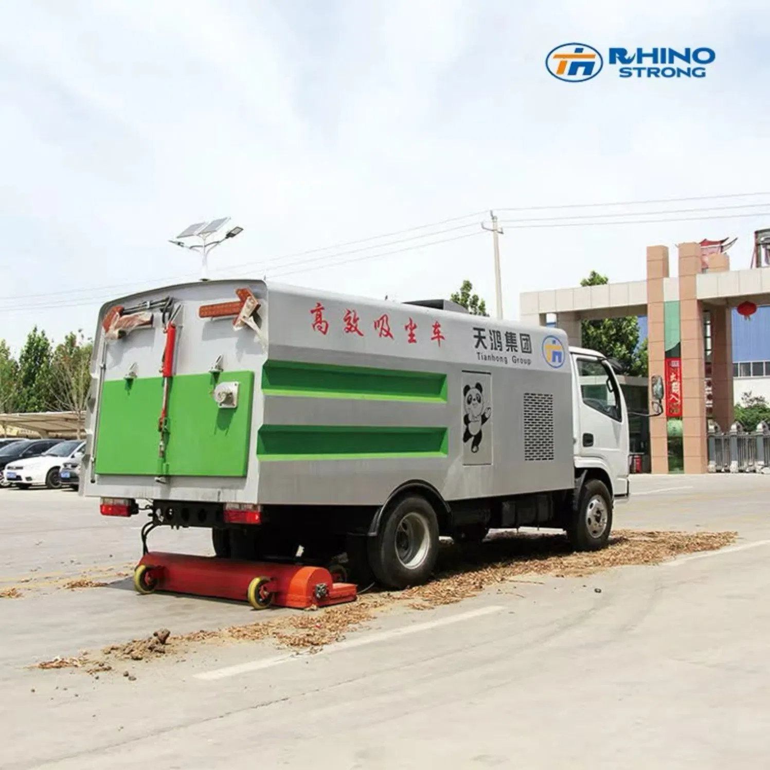 Small High Pressure Vacuum Truck with Electric Drive System for Zero Emission Indoor Cleaning Work